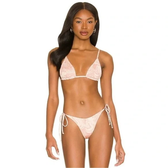 L*Space Brittany Bikini Top in All Swirled Up - Picture 2 of 10